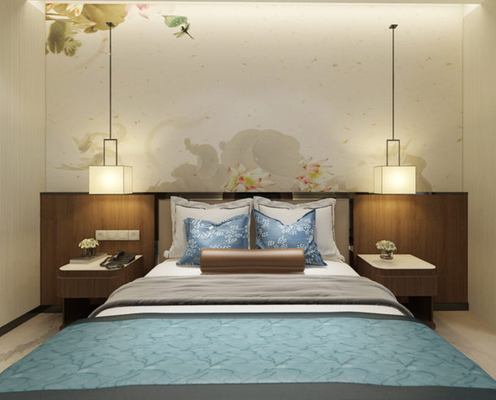Современная мебель спальни гостиницы устанавливает короля Размера кровати платформы