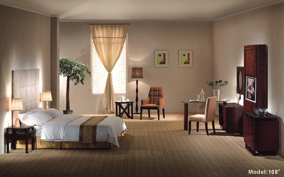 Мебель спальни гостиницы драпирования ткани античная устанавливает обслуживание OEM ODM