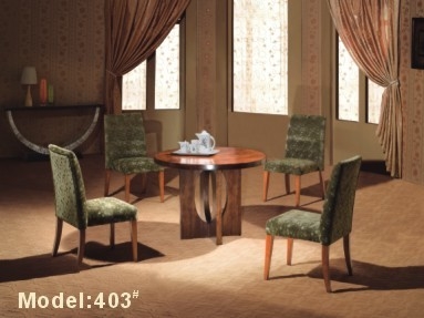 Основание обеденного стола цвета грецкого ореха мебели ресторана гостиницы Dia 10000*760mm деревянное верхнее