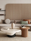 Комбинация нордической твердой краски журнальных столов гостиницы ISO18001 35cm небольшая и большая чая таблицы